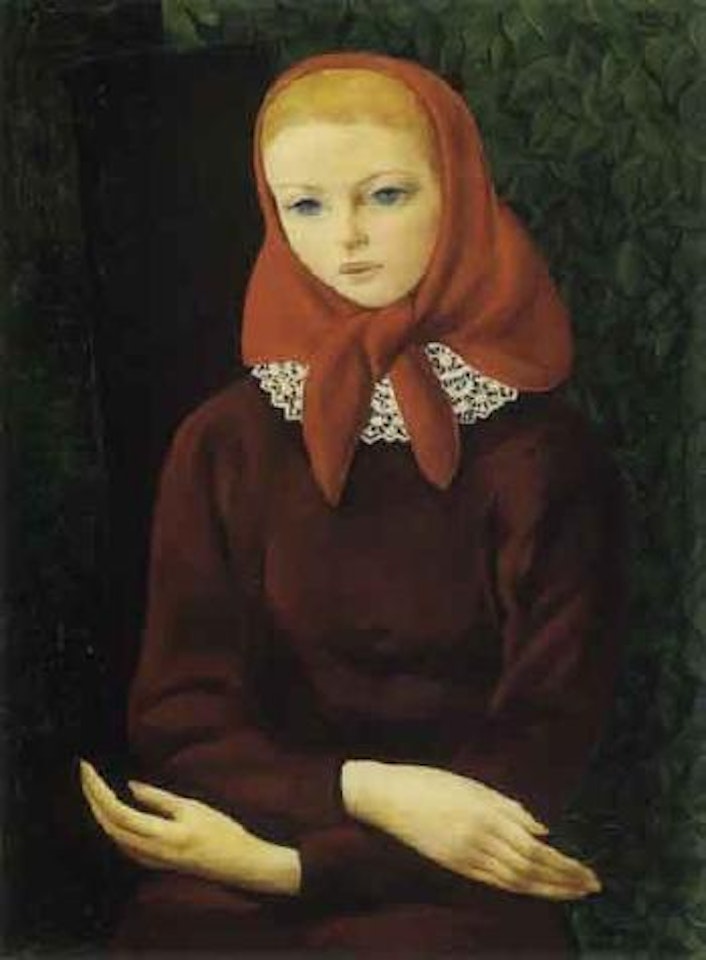 Portrait de jeune femme aux cheveux blonds by Moïse Kisling