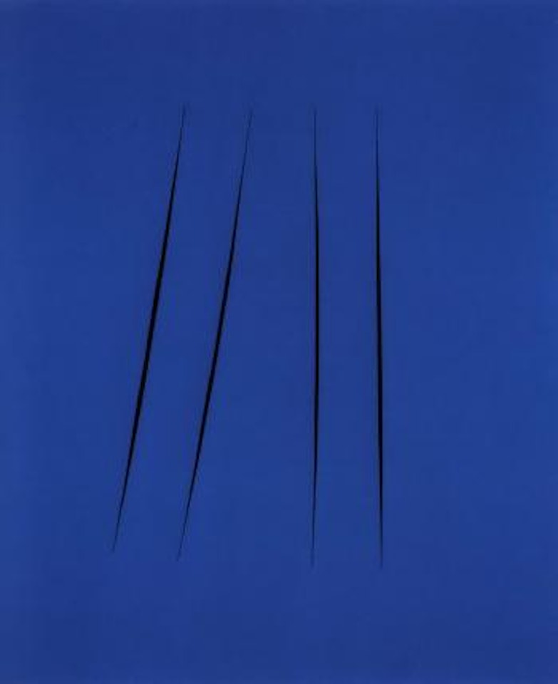 Concetto spaziale, Attese by Lucio Fontana