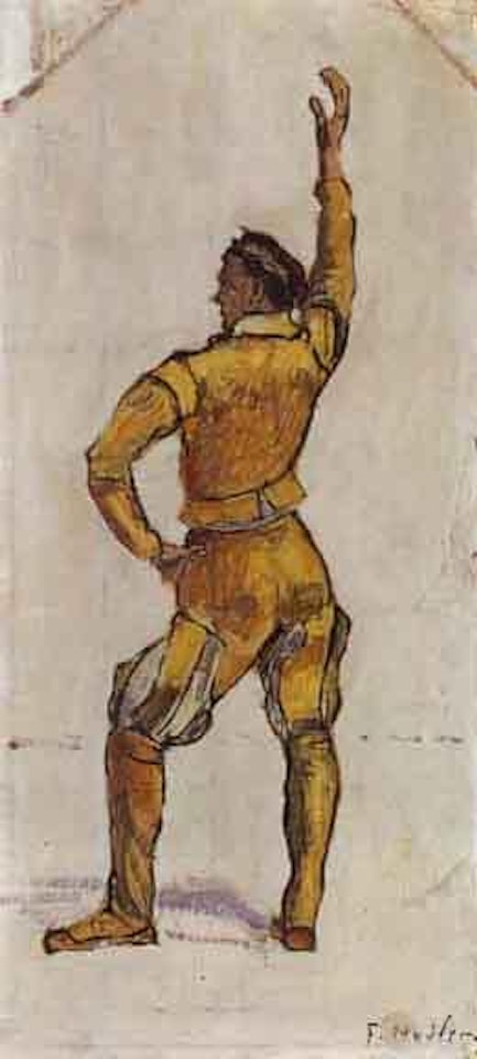 Swearing an oath by Ferdinand Hodler