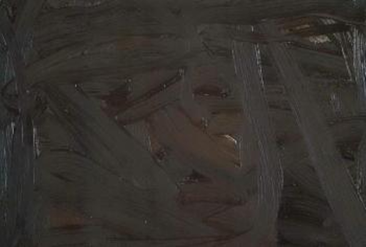 Overpainting - brown by Gerhard Richter