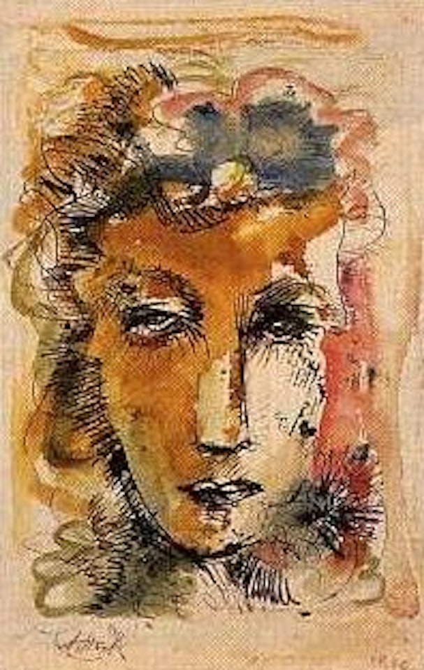 Woman's head by Hannah Höch