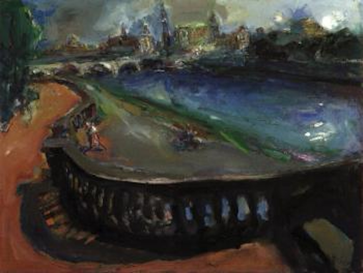 Old city, Dresden by Bernhard Heisig