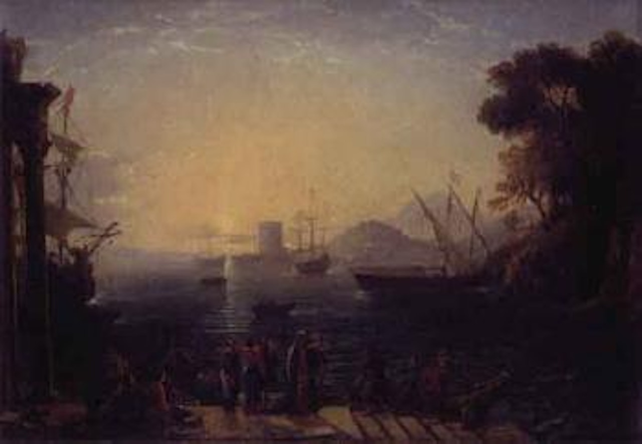 Embarkation of St Paula by Claude Lorrain