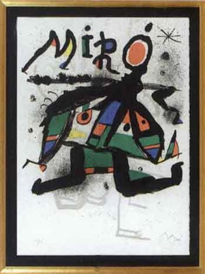 Miro - affiche pour l'exposition by Joan Miró