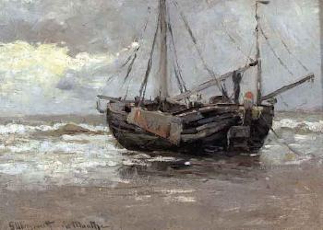 Shell fishermen by Gerhard Arij Ludwig Morgenstjerne Munthe