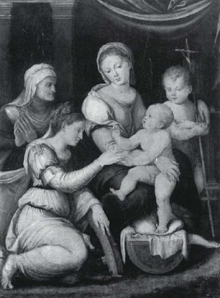 Mystical Marriage of Saint Katharina by Italian School