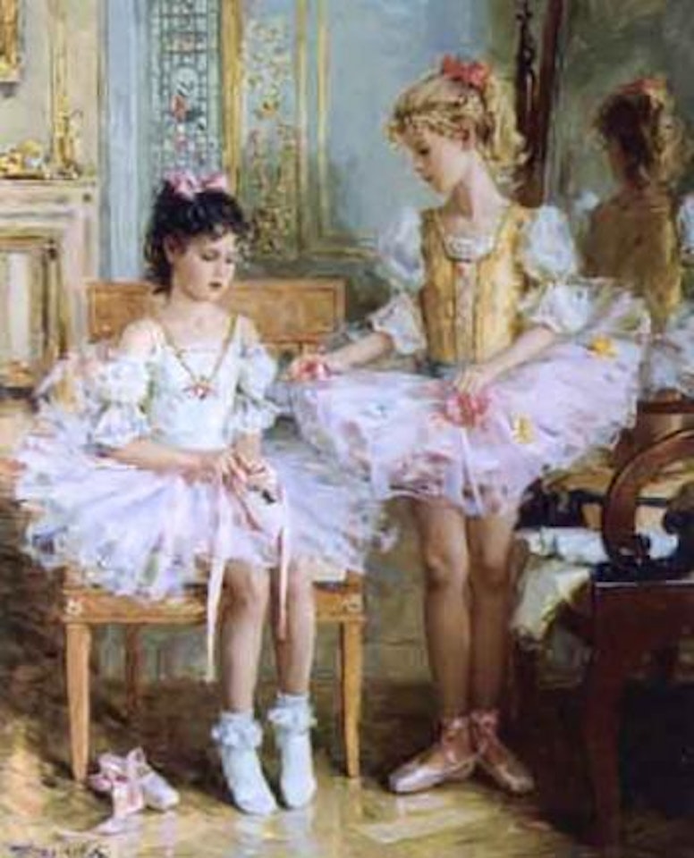 Two ballerinas by Constantin Razoumov