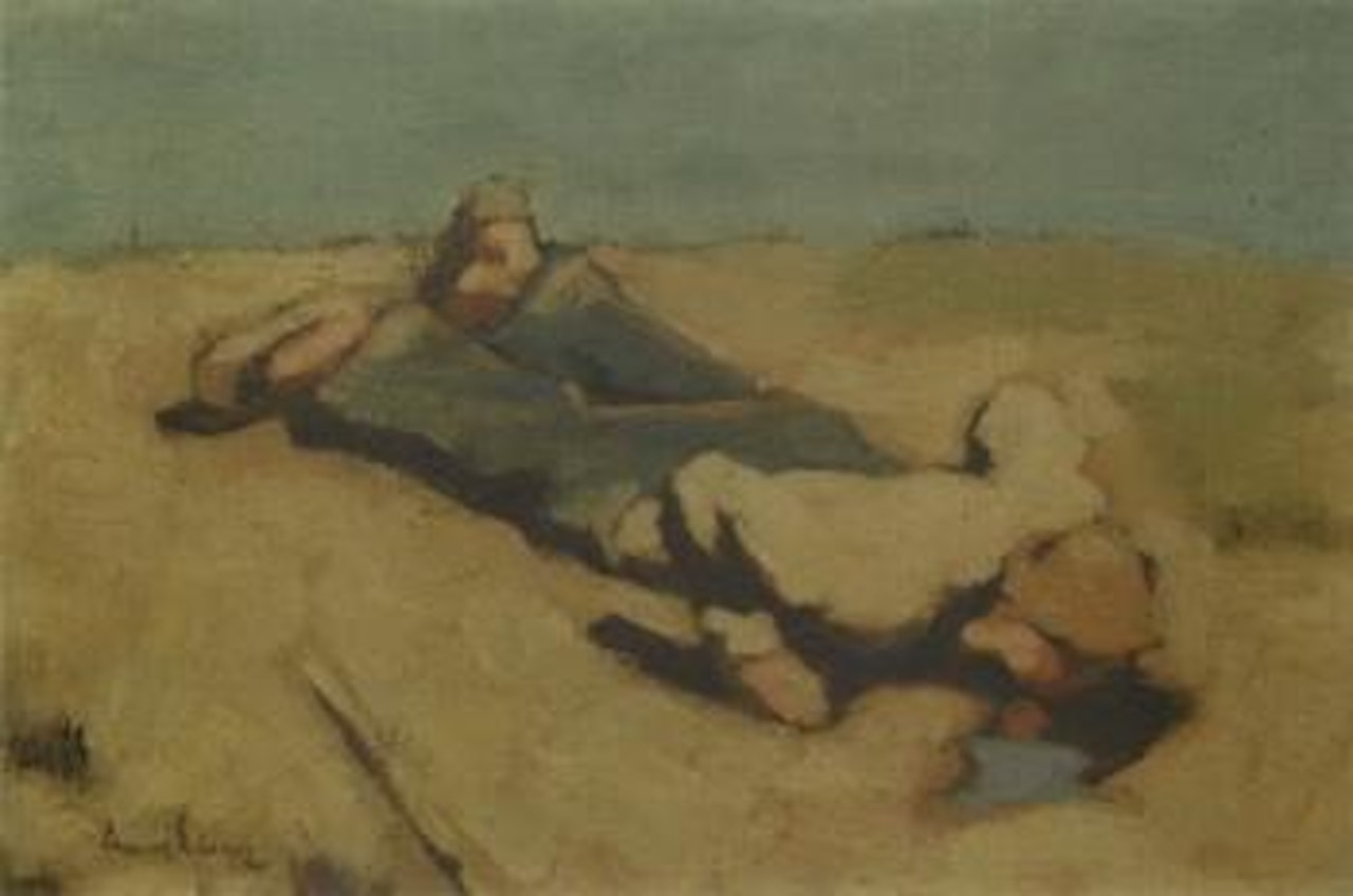 The spring by Albin Egger-Lienz