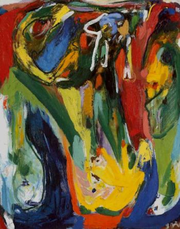 Pixilated garden by Asger Jorn