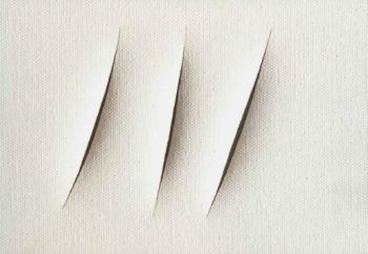 Concetto spaziale, Attese by Lucio Fontana