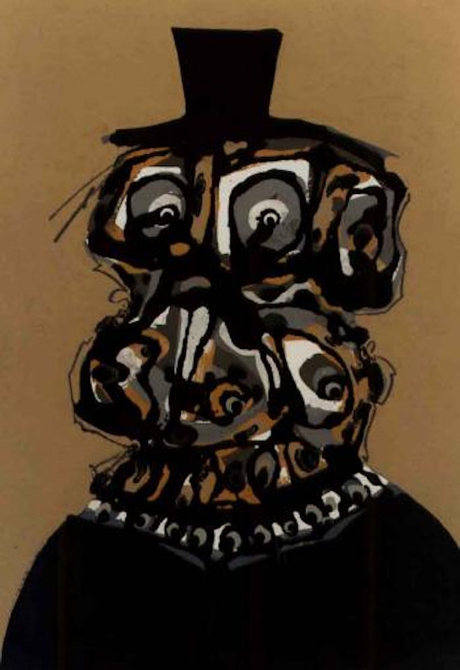 Retrato imaginario de felipe II by Antonio Saura
