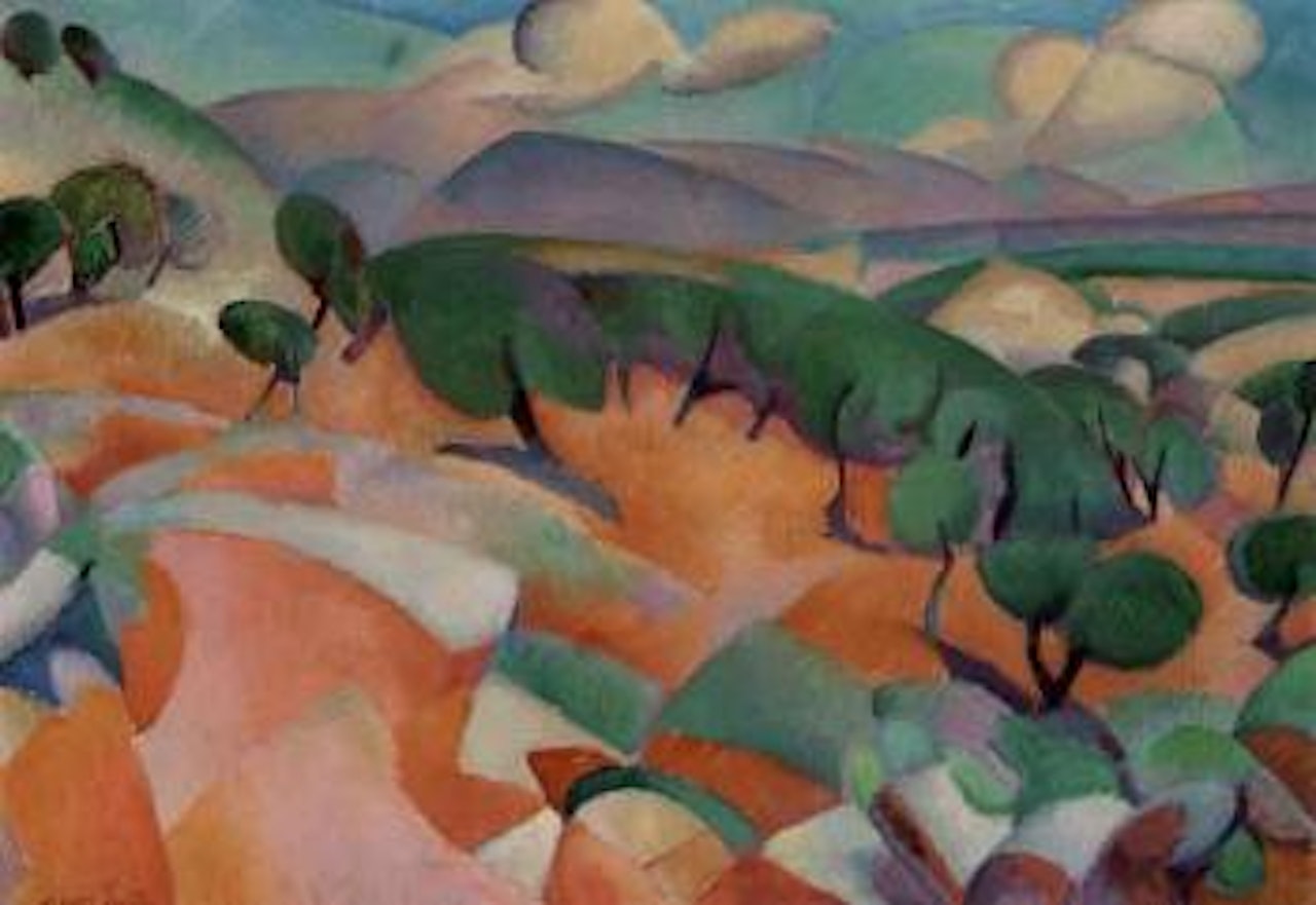Berglandschap, Mallorca by Leo Gestel