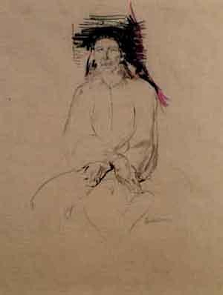 Seated Baba by Filip Malyavin