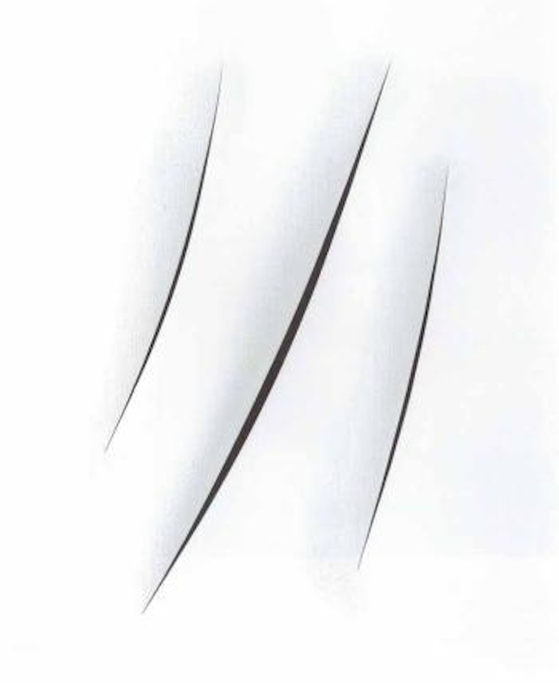 Concetto spaziale, attese by Lucio Fontana
