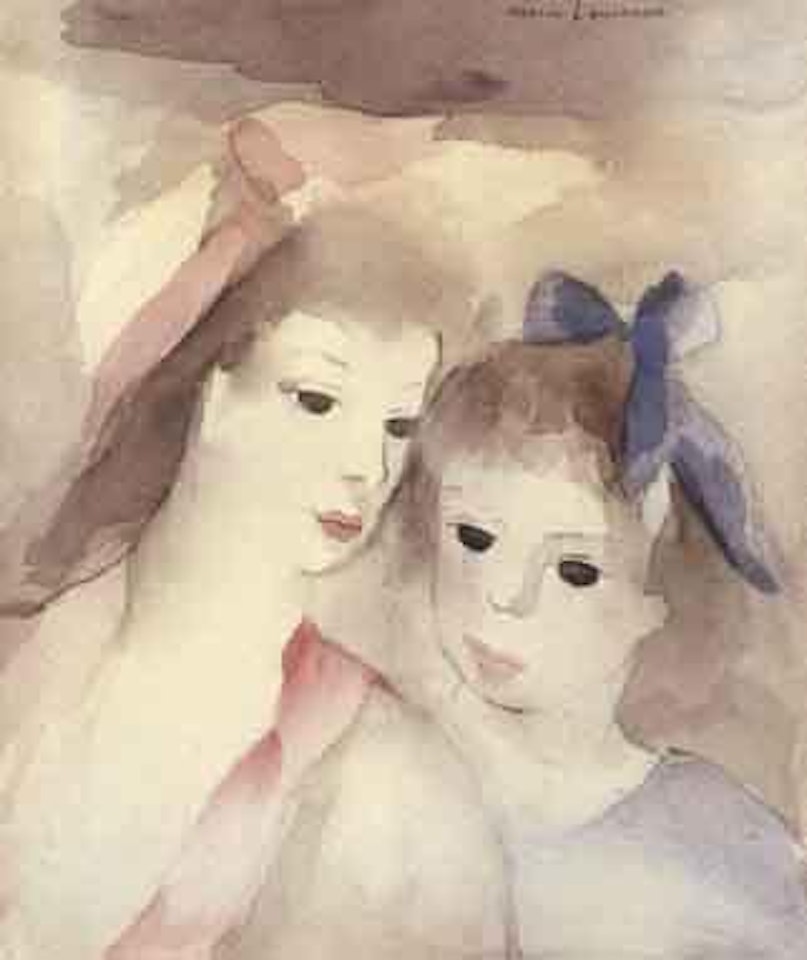 Deux femmes by Marie Laurencin