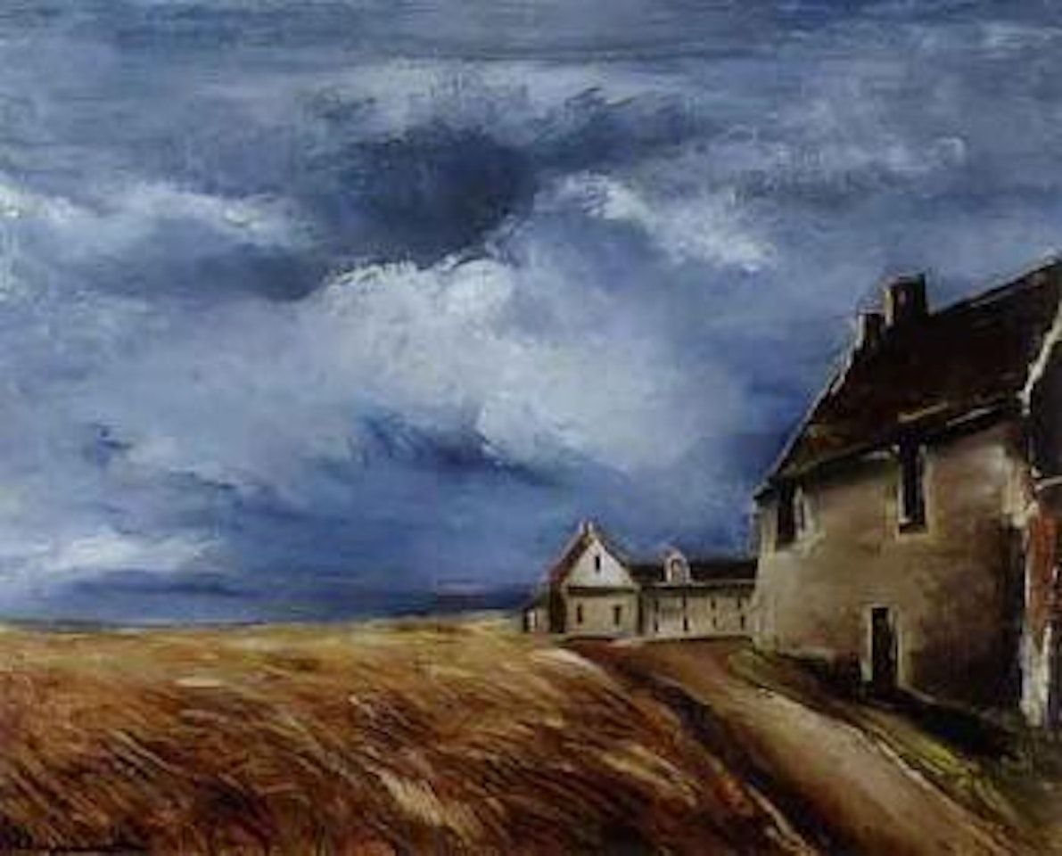 Village pres des champs by Maurice de Vlaminck
