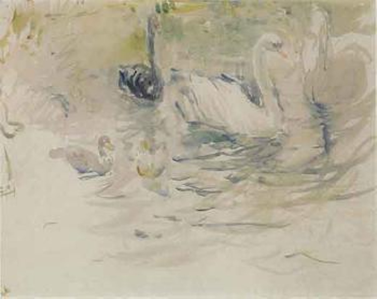 Cygnes by Berthe Morisot