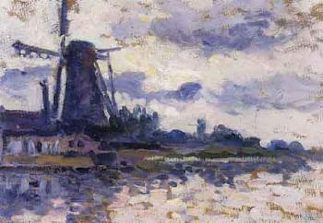 Moulin en Hollande by Maximilien Luce