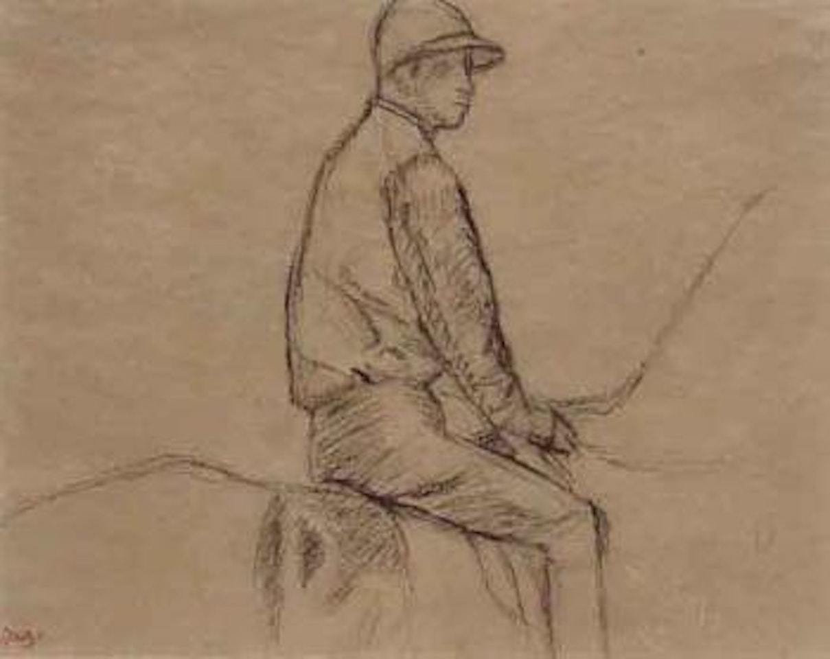 Jockey by Edgar Degas