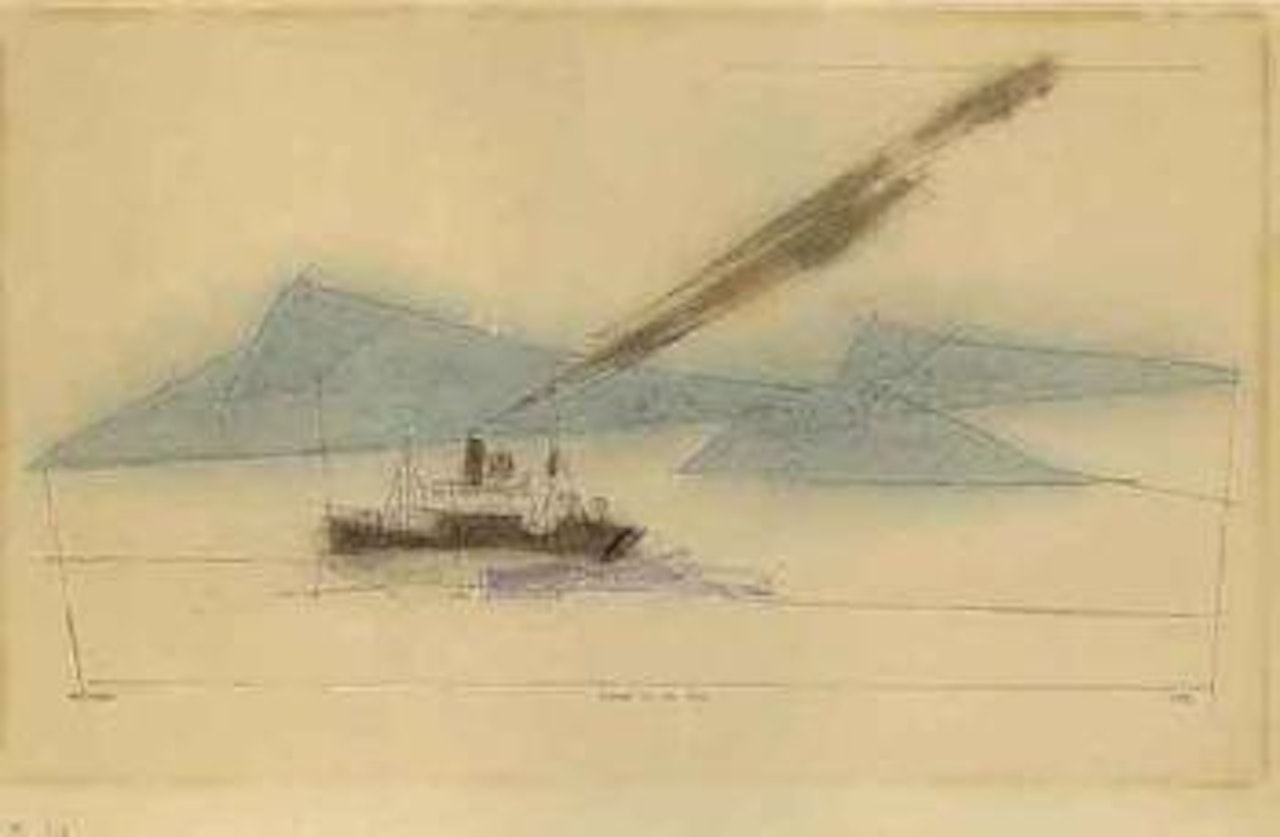 Islands in the mist by Lyonel Feininger
