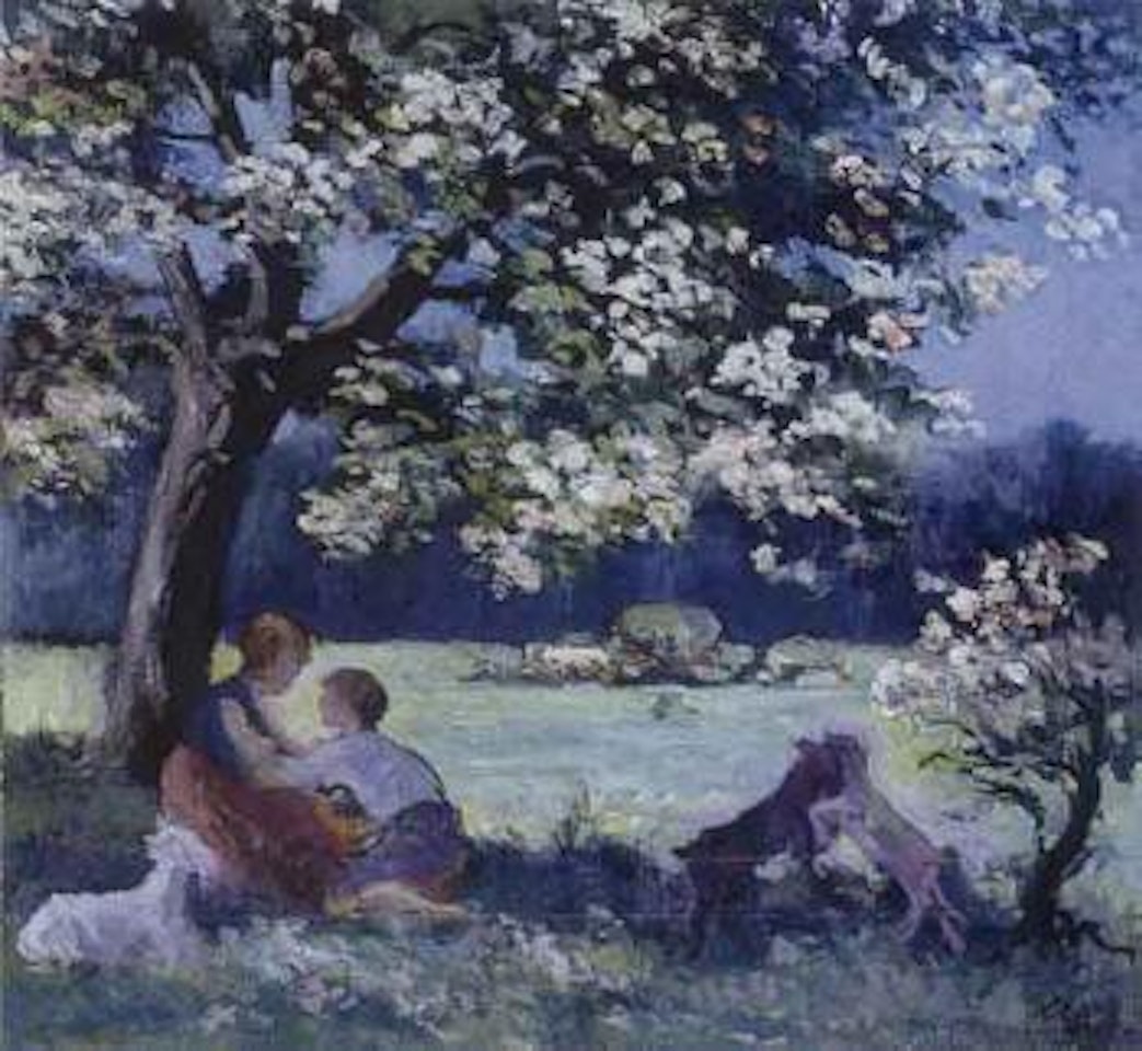 Scene champetre au printemps by Maximilien Luce