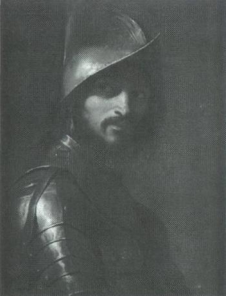 Portrait of nobleman in armour by Italian School