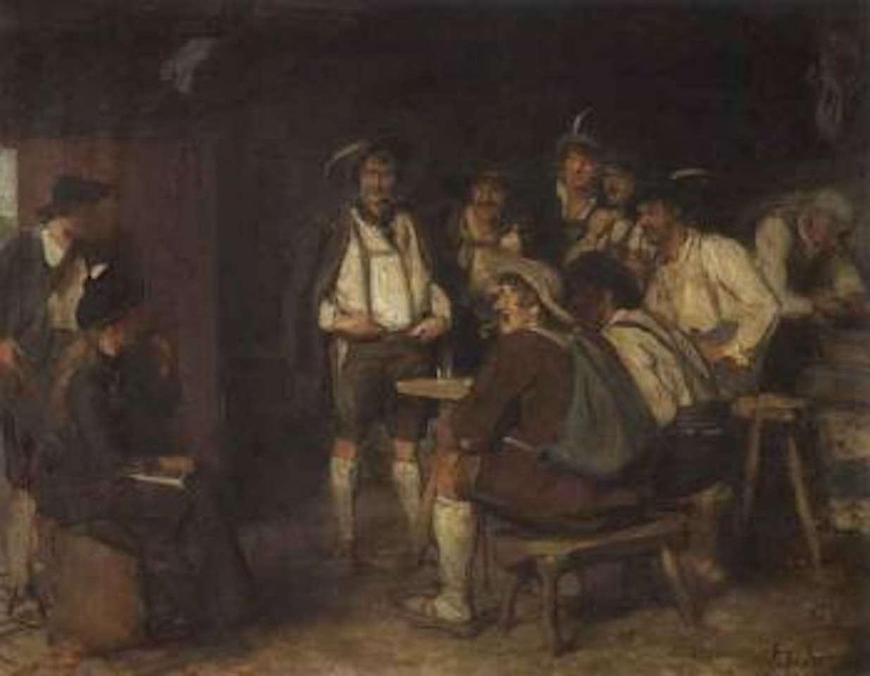 Midday rest by Franz von Defregger