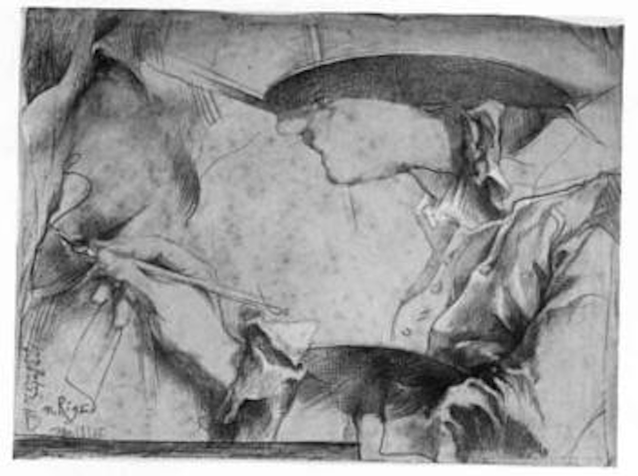 After Rigaud by Horst Janssen
