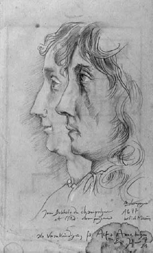 Jean Babtiste de Champaigne et Md Champaigne by Horst Janssen