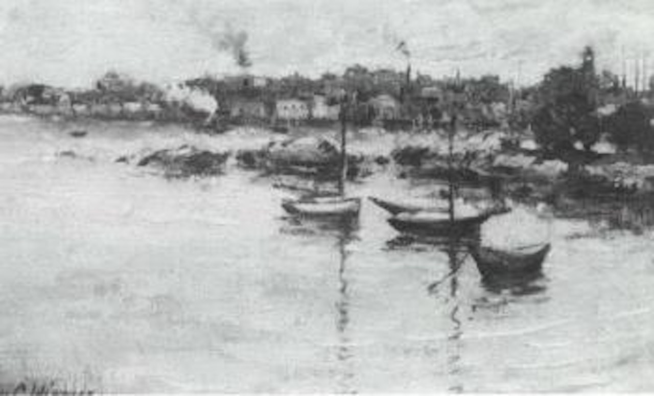 Gloucester harbour by Guy Carleton Wiggins