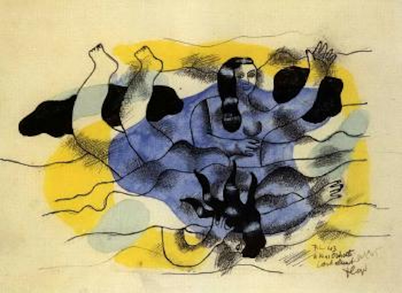 Les plongeurs by Fernand Leger