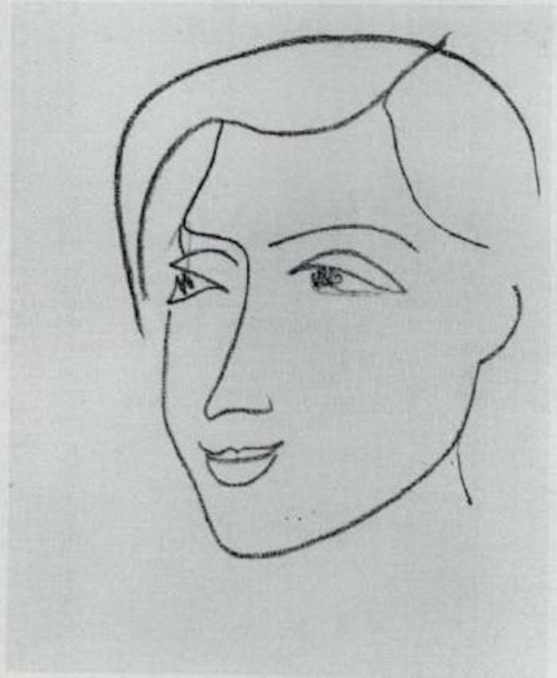L D de trois quart by Henri Matisse