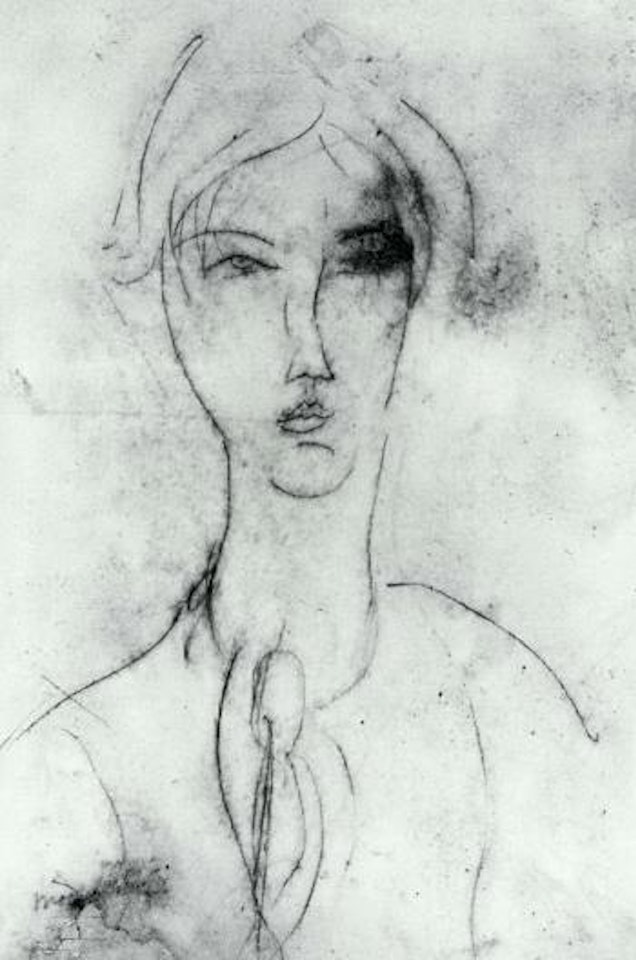 Portrait de jeune fille a la cravate by Amedeo Modigliani