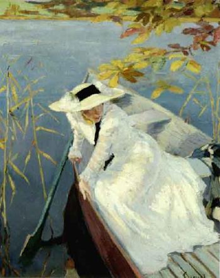 Autumn afternoon by Edward Cucuel