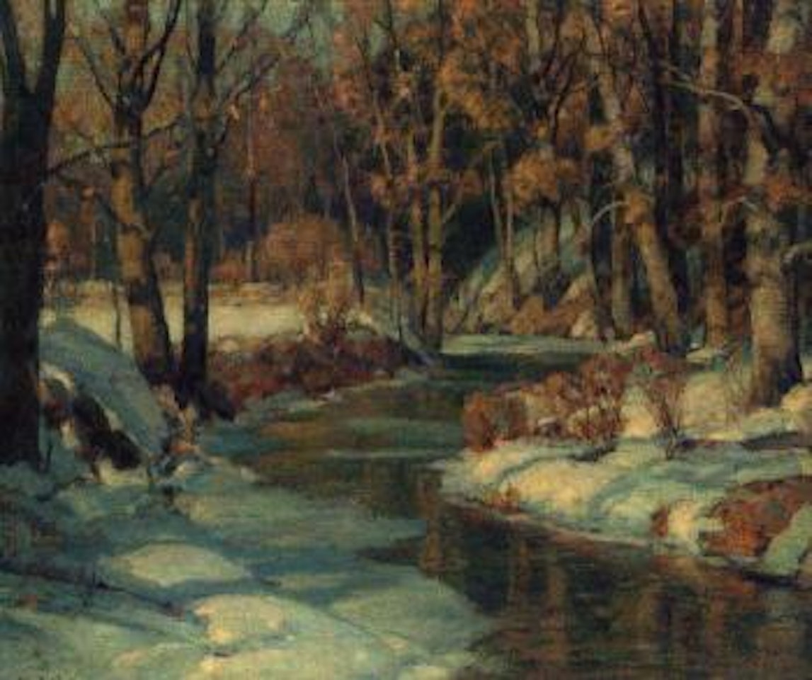 Sunlit glen by John Fabian Carlson