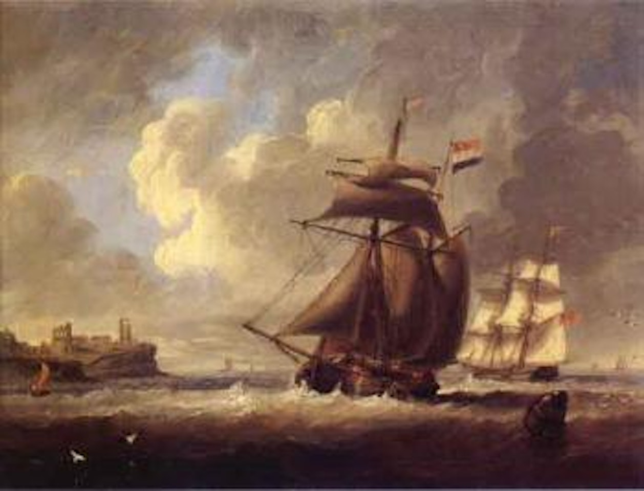 Sea piece - Tynemouth by John Wilson Carmichael