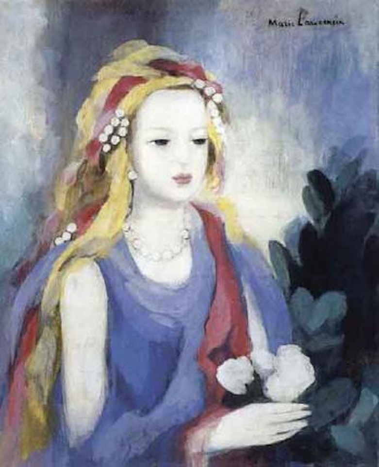 Jeune fille blonde by Marie Laurencin