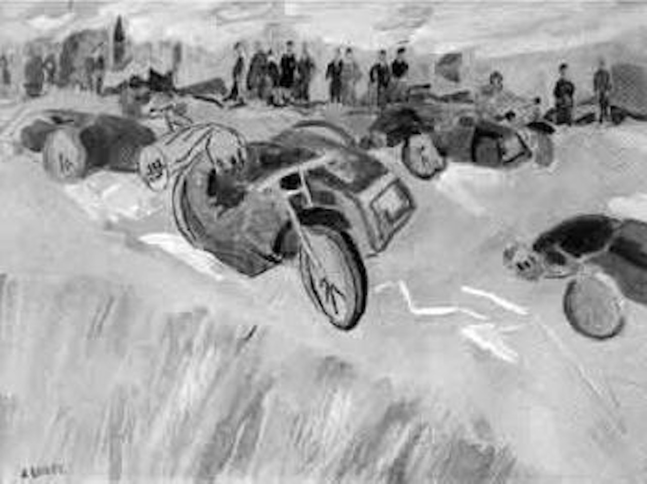 Course de side-cars by André Lhote