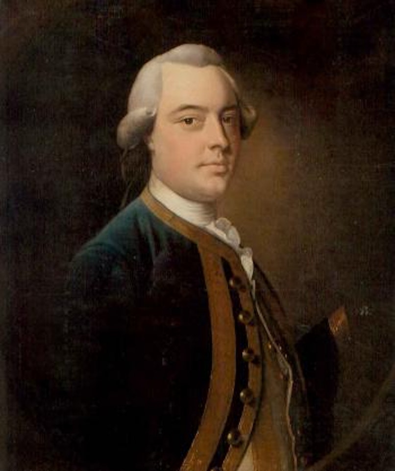 Portrait of a Naval office, identified as Sir George Pocock by Thomas Hudson