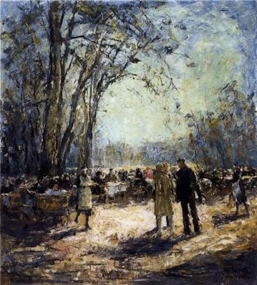 Easter on the Kleinhesseloher See by Otto Pippel
