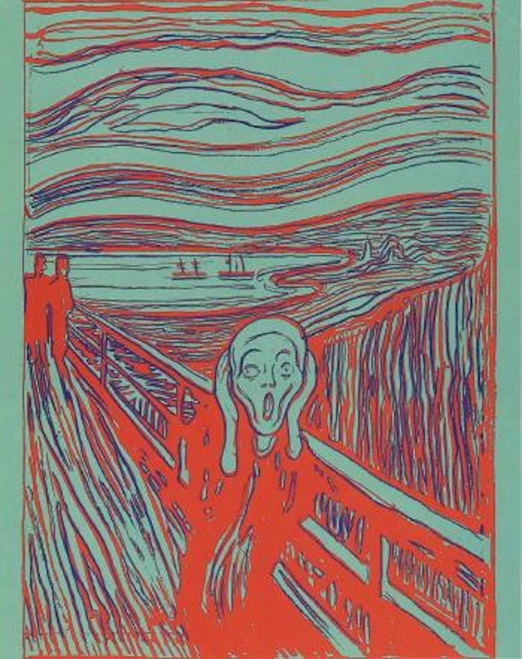 The scream by Andy Warhol