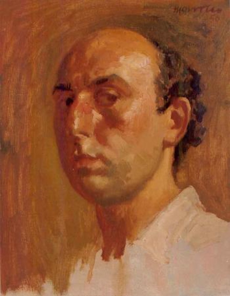 Self portrait by Alberto Morrocco