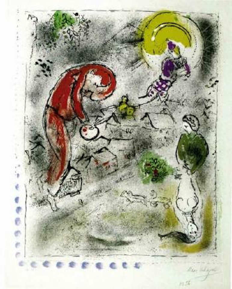 Les toits by Marc Chagall