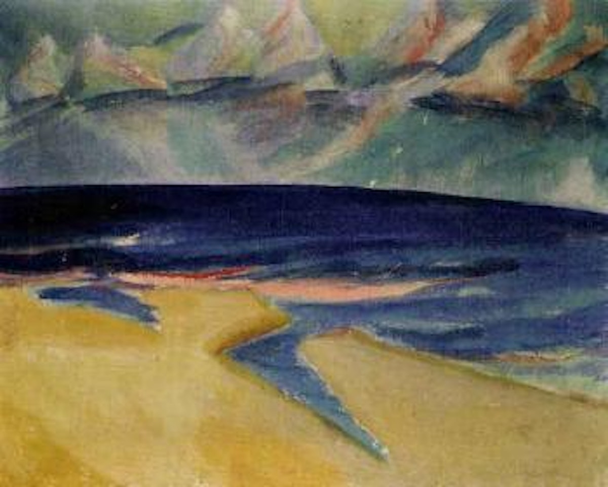 Seascape by Ostend by Erich Heckel