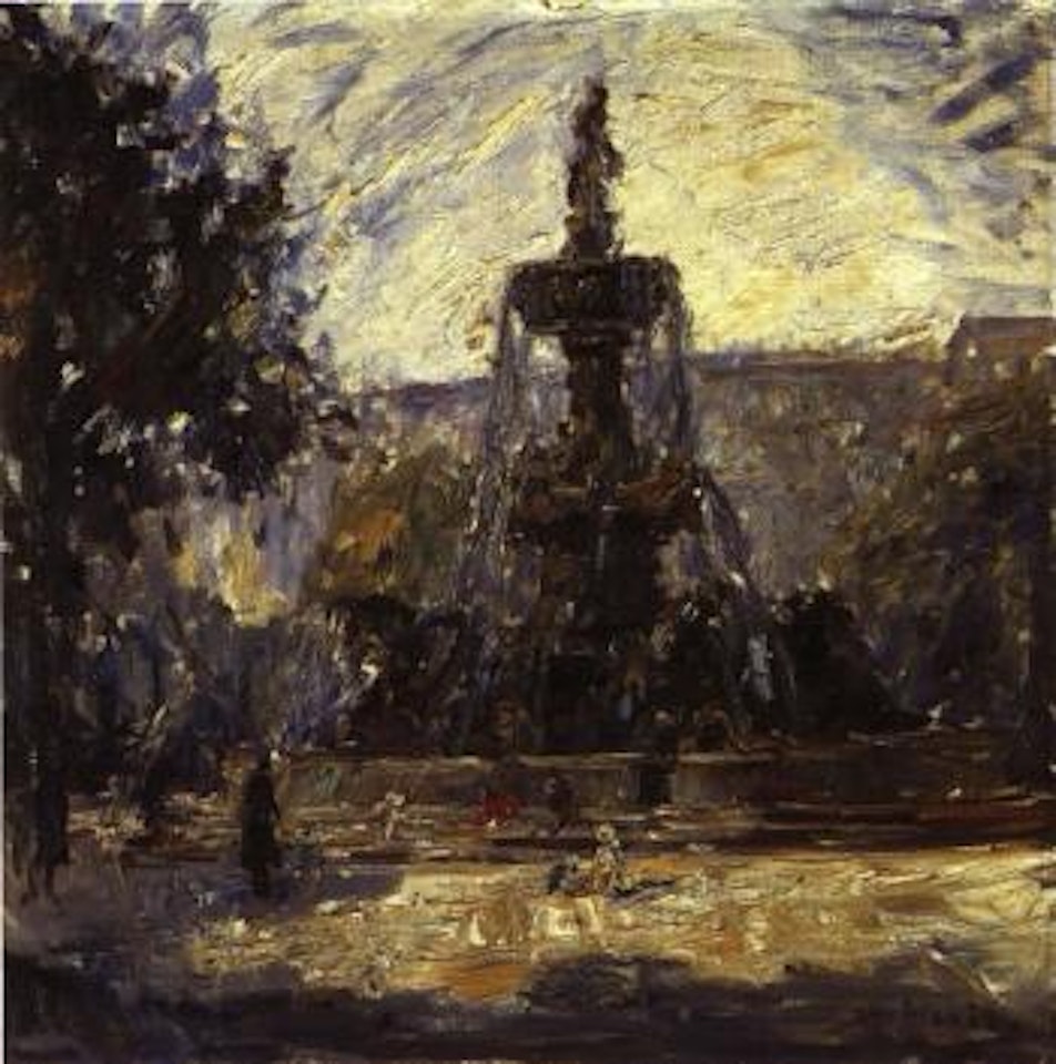City fountain by Otto Pippel