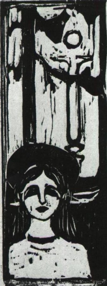 Lady in moonlight by Edvard Munch