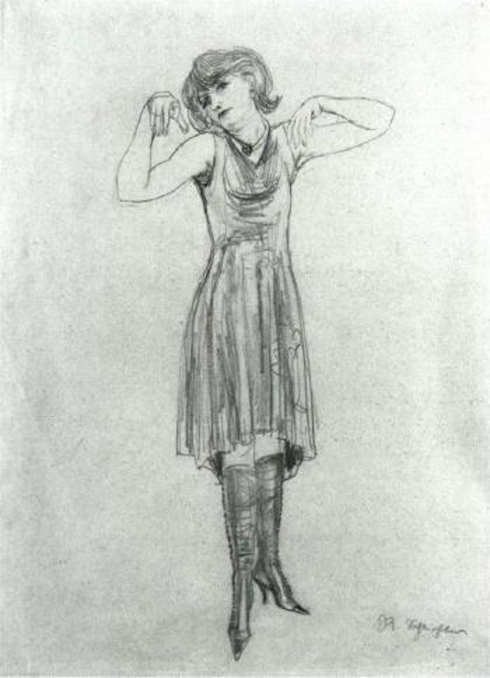 Standing like clockwork, Speedy by Rudolf Schlichter