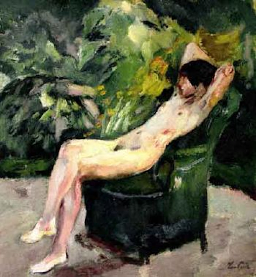 In the garden by Leo Putz