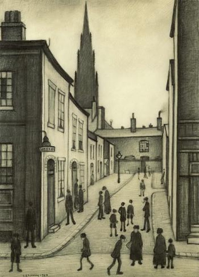 Street in Manchester by Laurence Stephen Lowry