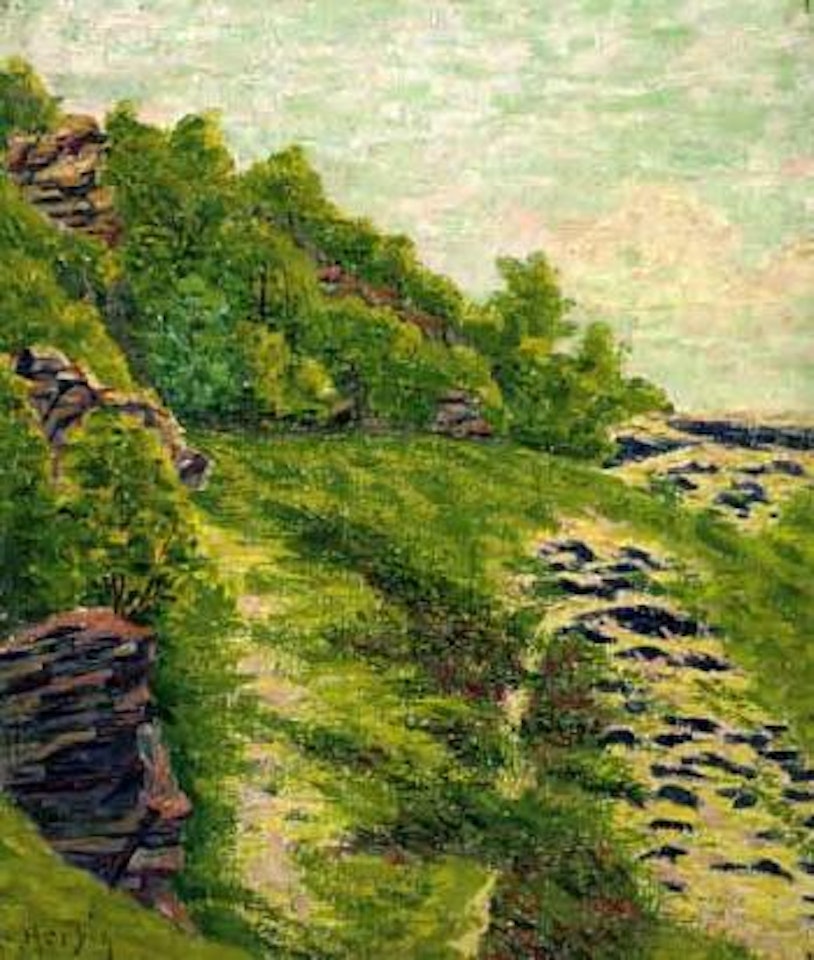 La cote des bois a La Roche Guyon by Auguste Herbin